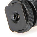 360° Rotate Hotshoe Bracket Ballhead Stand 1/4" Screw DSLR Camera Newly