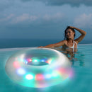 Illuminated Multi-Color Inflatable LED Flashing Swimming Pool Ring Summer Newly