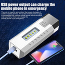 1200mAh COB LED Torch Power Bank 500lm Camping Travel Waterproof Flashlight