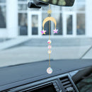 Crystal  Star Moon Sun Hanging Metal Pendant Home Decor (34)