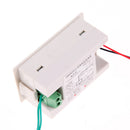 AC Digital Ammeter Voltmeter LCD Amp Volt Meter 100A 60-500V White