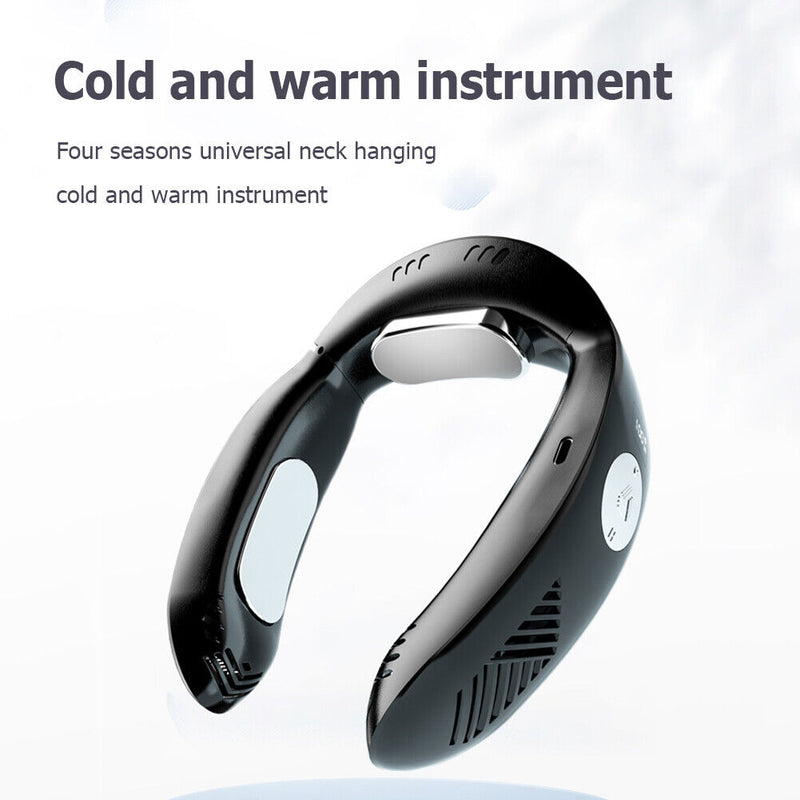Winter Heating Warmer Hanging Neck Conditioner Warm Neckband Portable Fan