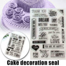 Happy Birthday Silicone Clear Stamp Transparents Rubber Scrapbookings DIY U7G4