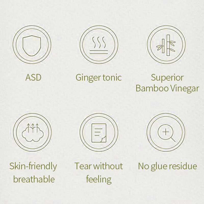 Ginger Sleeping Foot Pads Body Rejuvenation Dehumidification Breathable Patches