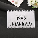 Letters Decoration Cutting Dies Stencil for Scrapbooking Album Embossing Craft