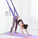 Aerial Yoga Strap Rope Stretch Leg Splits Trainer Home Gym Belt (Purple) Newly