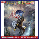 Flag Eagle Oil Paint By Numbers Kit DIY Acrylic Painting on Canvas Frameles