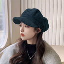 Fiddler Hat Casual Artist Painter Hat Octagonal Cap Beret Hat Mariner Cap