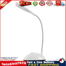 LED Table Light Battery Eye Protection Reading Household Book Lamp (White) Newly