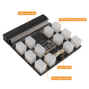 Mining 1200W PSU Breakout Board 12 Port ATX 6 Pin for DPS-800GB 1200FB 1200QB A
