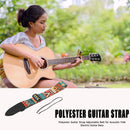 Guitar Strap Adjustable Belt for Acoustic Guitar Instrument Parts (Red) Newly