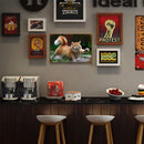 Lawn Cat Metal Retro Tin Sign Poster Wall Plate for Living Room Accessories