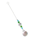 Crystal Glass Clear Chandelier Pendant Faceted Prism Part Hanging Decor (A)