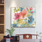 Multi-color Flower Oil Paint By Numbers DIY Frameless Drawing Picture for Adu