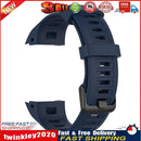 Silicone Watchband Bracelet Strap w/Buckle for Garmin Instinct (Navy Blue) Newly
