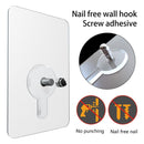 Nail Free Adhesive Screw Stickers - Wall Non-Trace No Drilling Hooks (10mm)