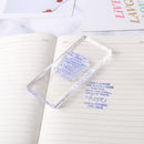 Acrylic Stamp Block Clear Stamping Tool Set with Grid Line Craft (5x12cm) Newly