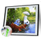 Oil Paint By Numbers Blue Cat Coloring Picture Art Drawing