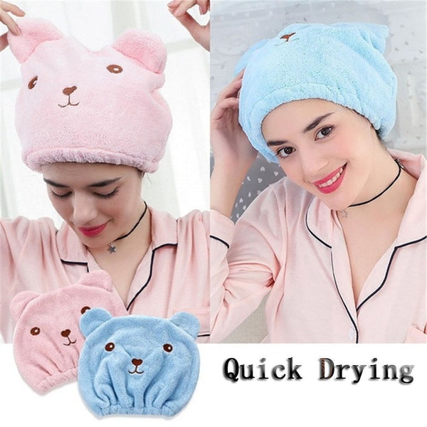 Wrap Hat Quickly Dry Hair Hat Wrapped Towel Cap Quick Drying Hair Towel
