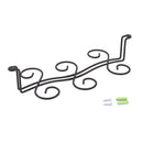 Iron Under Shelf Cupboard Hanging Metal Wine Glasses Holder Rack Bar U9A0