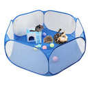 Indoor Outdoor Game Safe Guard Playpen Foldable Pet Fence for Hamster Guinea Pig
