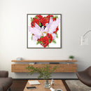 Rose Love DIY Diamond Painting Rhinestone Full Round Drill for Room Decorat