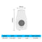 Aquarium Cooler Fan Hang Coral Reef Water Plant Cooling Fan (RS 331W White)