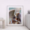 White Winged Lion Oil Paint By Numbers Kits Canvas DIY Hand Painted Wall Picture