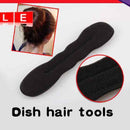 1pcs Magic Sponge Clip Foam Frapen Hair Styling Bun Curl Winder -