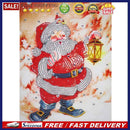 5D DIY Part Special Shape Drill Rhinestone Diamond Painting Santa Claus Handw