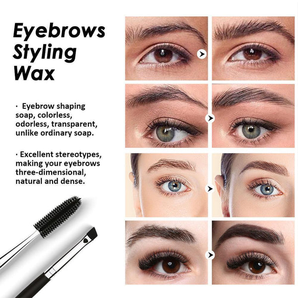 Eyebrow Styling Gel Brows Wax Sculpt Soap Waterproof Lasting Q3Y0 Feathery W1K3