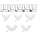 6pcs Folding Squeegee Decoration Caulking Scraper with Replacement Head (A)