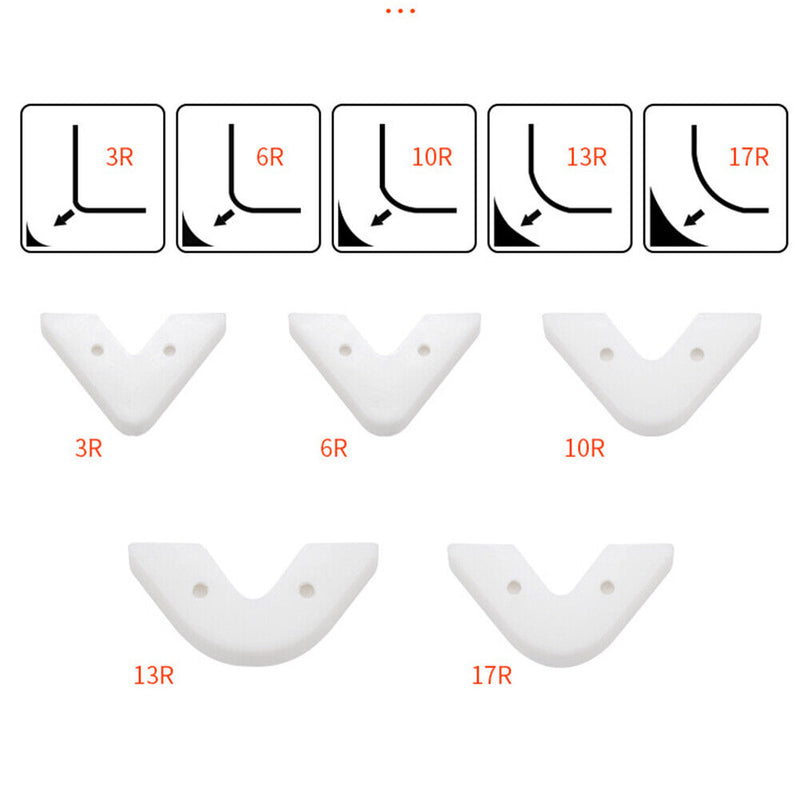 6pcs Folding Squeegee Decoration Caulking Scraper with Replacement Head (A)