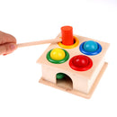 Wooden Ball Hammer Box Children Early Learning Educational Toys Newly