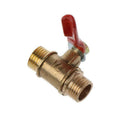 Heavy Duty Brass Ball Valve G1/4 NPT Male to Male Thread-Pipe Fitting Fo G8Q4