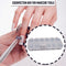 12 Grids Clear Beads Storage Box for Nail Art Manicure Jewelry Display Case