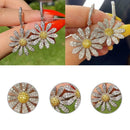 Sunflower Earrings Drop Dangle Ear Stud Flower Daisy Women Jewelry Gift E0E7