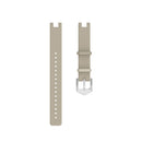 Smart Watch Strap for Garmin Lily Woman Leather Watch Band w/ Tool (Khaki) Newly