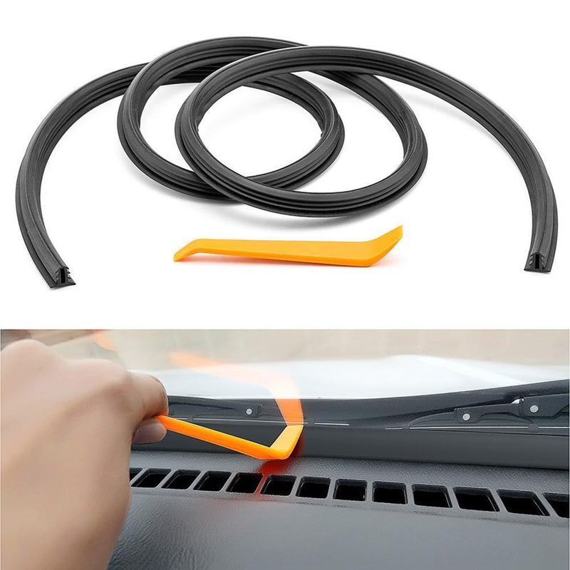 5.2ft Car Dashboard Sealing Strip Weatherstrip Rubber Sound Proof Seal Univ