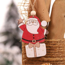 Party Christmas Tree Decor Hanging Decoration Navidad Decor Wooden Pendants