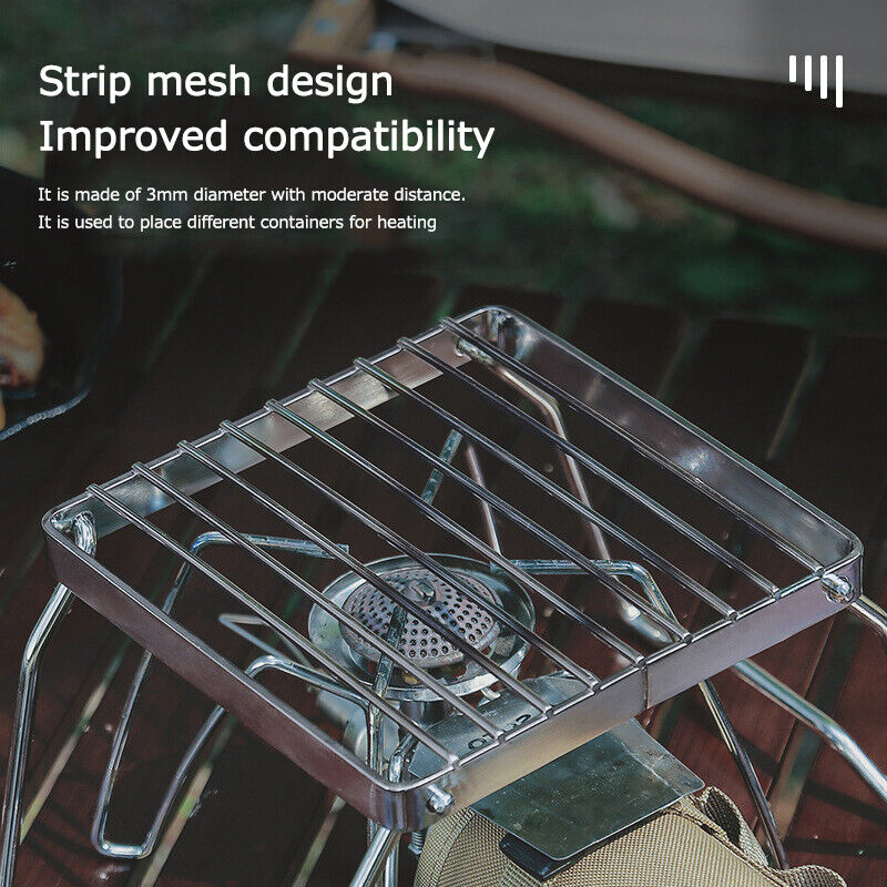 Backpacking Camping Cooker Oven Campfire BBQ Grill Stand Grill Accessories