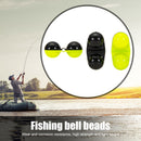 10x Fishing Double Rattle Attractor Fish Bite Alarm Beads (Black + Green)