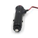 12V 24V Car Motorcycle Cigarette Lighter Socket Plug with Switch 1.5m/4.9ft