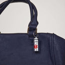 Outdoor Aluminum Medicine Keyring Keychain Pill Box Bottle Holder Container
