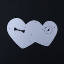 Heart Center DIY Metal Punch Molds Love Pattern Carbon Steel Stencils Scrapboo