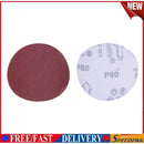 30pcs/set 4 Inch 100mm 80 Meshes Sand Sheets Round Self-adhesive Sand Paper