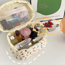Organizer Cotton Makeup Bag Quilting Cosmetic Bag Toiletry Case Makeup Pouch