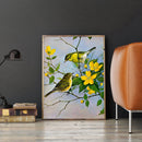 5D DIY Full Drill Diamond Painting Chatting Bird Cross Stitch Embroidery