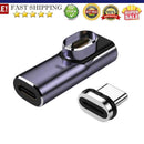 L Shaped Type-C Female to Male 100W Charging Converter 40Gbps Magnetic Adapter