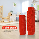 2pcs Rubber Imitation Wood Grain Paint Texture Roller Brush Wall Painting Sets